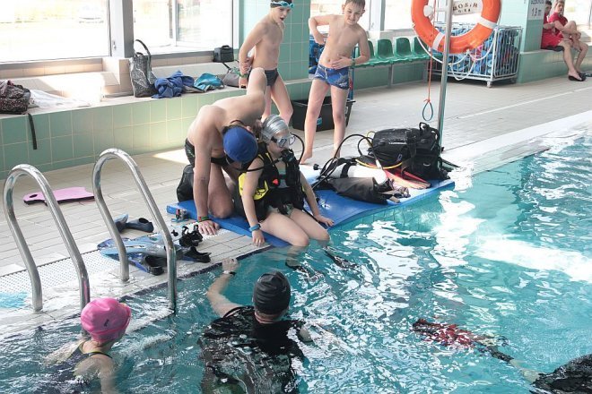 Warsztaty z nurkowania w Parku Wodnym Aquarium [28.04.2015] - zdjęcie #18 - eOstroleka.pl