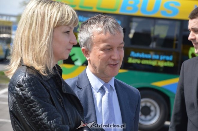Odbiór elektycznych autobusów MZK Ostrołęka [30.04.2015] - zdjęcie #6 - eOstroleka.pl