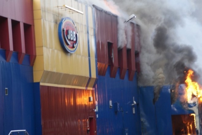 Pożar w JBB w Łysych - zdjęcie #78 - eOstroleka.pl