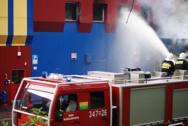 Pożar w JBB w Łysych - zdjęcie #55 - eOstroleka.pl
