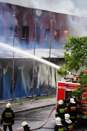 Pożar w JBB w Łysych - zdjęcie #52 - eOstroleka.pl