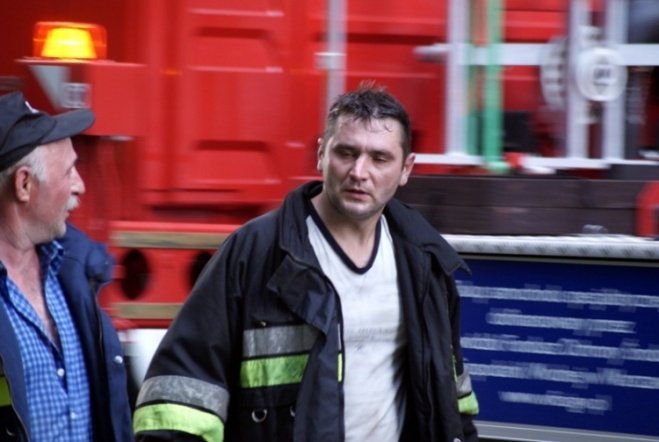 Pożar w JBB w Łysych - zdjęcie #28 - eOstroleka.pl