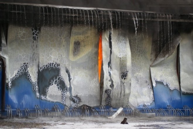 Pożar w JBB w Łysych - zdjęcie #37 - eOstroleka.pl