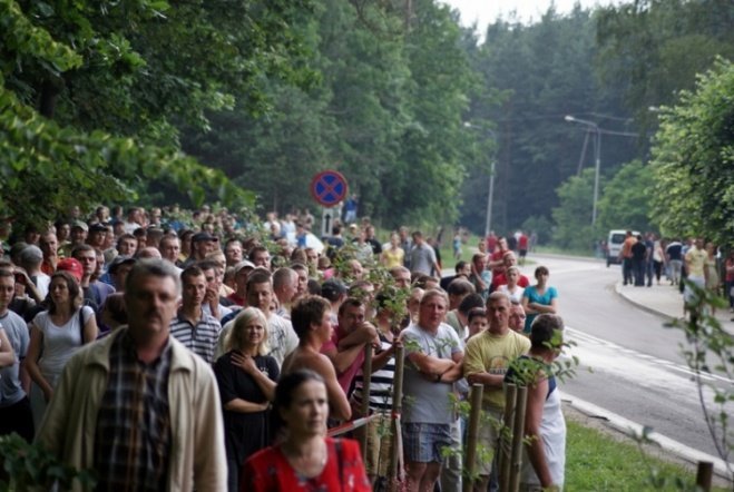 Pożar w JBB w Łysych - zdjęcie #5 - eOstroleka.pl