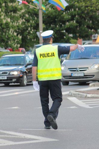Ostrołęka: Policjanci z całego Mazowsza walczą o tytuł „Mistrza Drogówki” [14.05.2015] - zdjęcie #12 - eOstroleka.pl