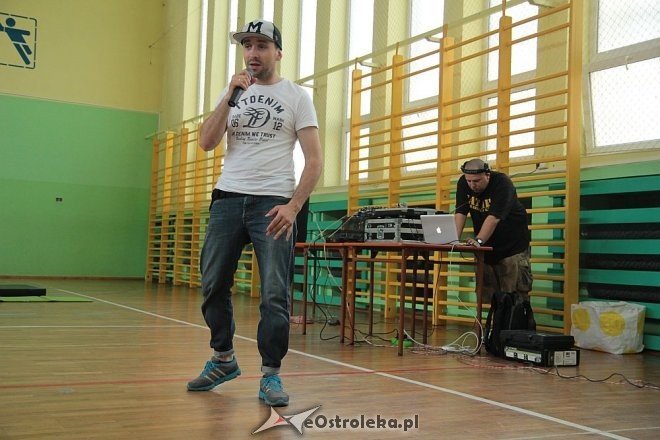 „Antymina” dla ostrołęckiej młodzieży - profilaktyka uzależnień w rytmach hip-hopu [08.06.2015] - zdjęcie #29 - eOstroleka.pl