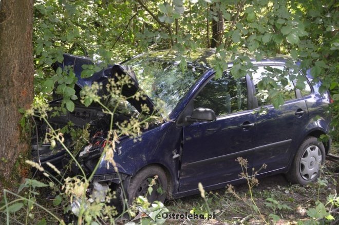 Wypadek na trasie Dąbek-Opęchowo [01.07.2015] - zdjęcie #2 - eOstroleka.pl