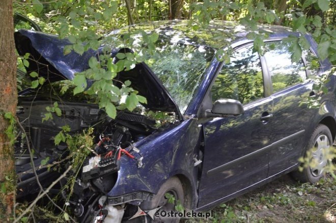 Wypadek na trasie Dąbek-Opęchowo [01.07.2015] - zdjęcie #5 - eOstroleka.pl