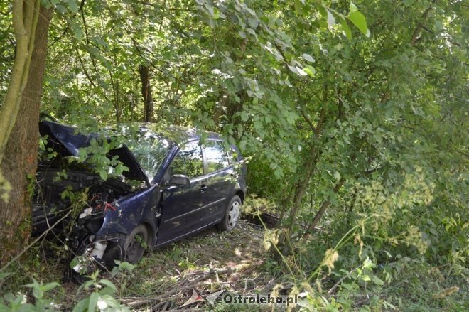 Wypadek na trasie Dąbek-Opęchowo [01.07.2015] - zdjęcie #7 - eOstroleka.pl