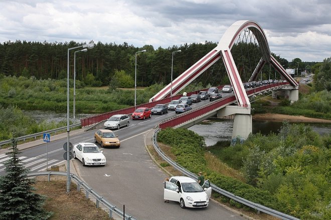 Kolizja 3 aut na nowym moście [11.07.2015] - zdjęcie #6 - eOstroleka.pl