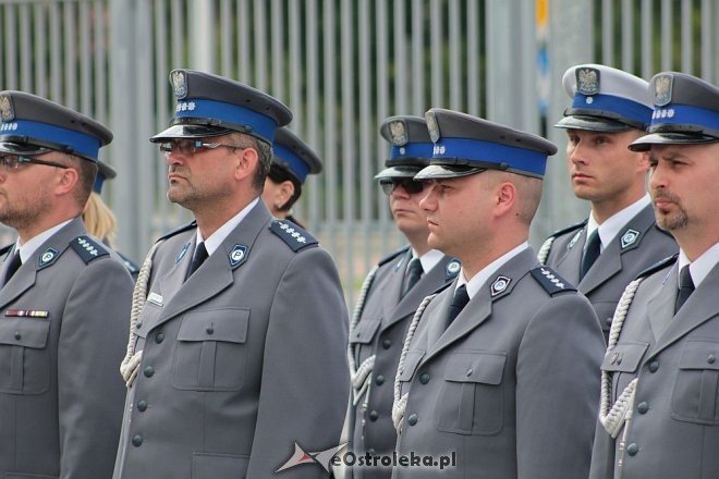 Ostrołęka: Miejskie obchody święta policji. 70 mundurowych awansowano na wyższe stopnie [23.07.2015] - zdjęcie #128 - eOstroleka.pl