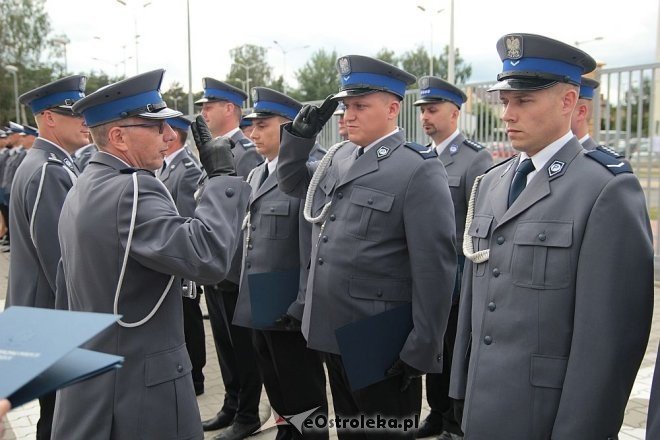 Ostrołęka: Miejskie obchody święta policji. 70 mundurowych awansowano na wyższe stopnie [23.07.2015] - zdjęcie #61 - eOstroleka.pl