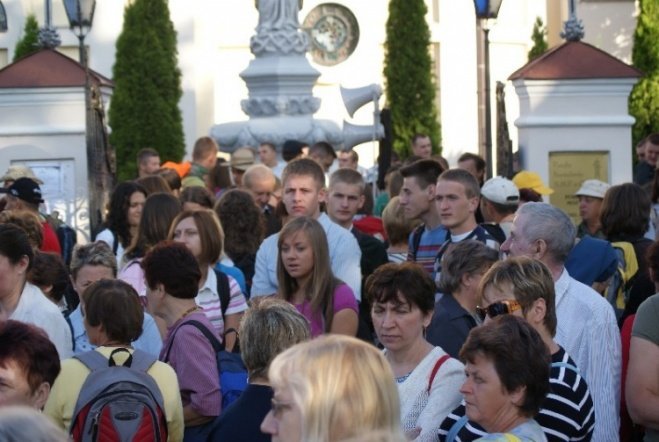 XXV Piesza Pielgrzymka do Częstochowy (01.08.09) - zdjęcie #70 - eOstroleka.pl