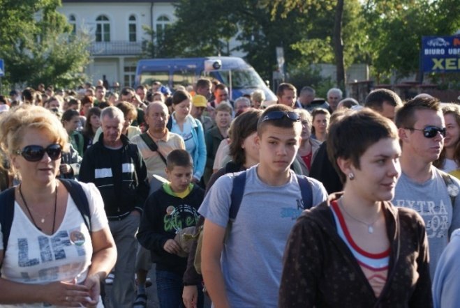 XXV Piesza Pielgrzymka do Częstochowy (01.08.09) - zdjęcie #66 - eOstroleka.pl