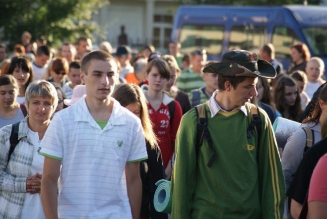 XXV Piesza Pielgrzymka do Częstochowy (01.08.09) - zdjęcie #65 - eOstroleka.pl