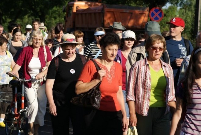 XXV Piesza Pielgrzymka do Częstochowy (01.08.09) - zdjęcie #16 - eOstroleka.pl