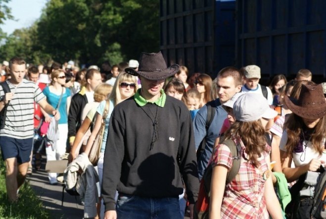 XXV Piesza Pielgrzymka do Częstochowy (01.08.09) - zdjęcie #10 - eOstroleka.pl