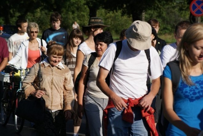 XXV Piesza Pielgrzymka do Częstochowy (01.08.09) - zdjęcie #5 - eOstroleka.pl