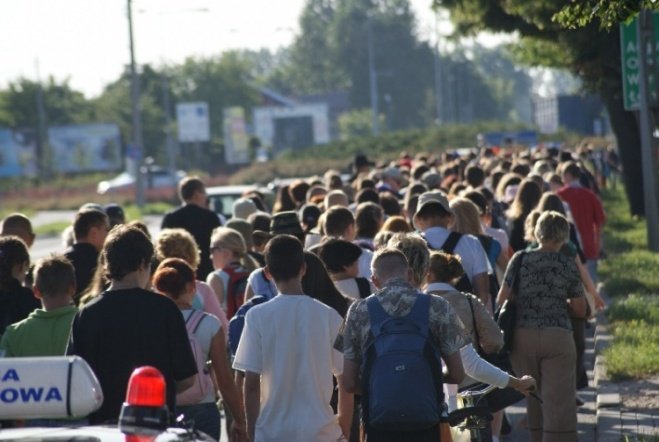 XXV Piesza Pielgrzymka do Częstochowy (01.08.09) - zdjęcie #2 - eOstroleka.pl