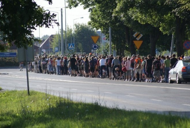 XXV Piesza Pielgrzymka do Częstochowy (01.08.09) - zdjęcie #1 - eOstroleka.pl