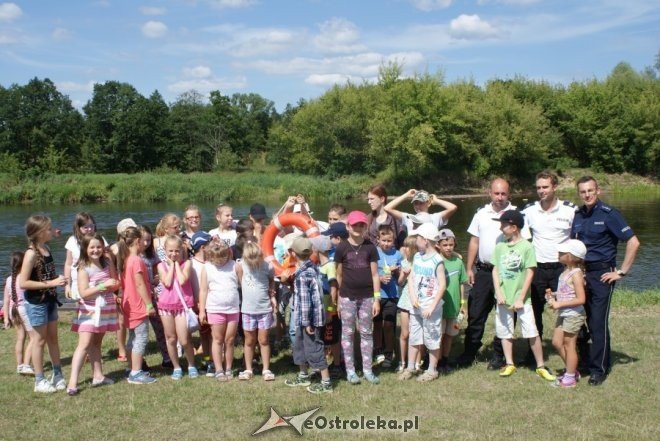Ostrołęka: O bezpieczeństwie nad wodą na plaży miejskiej [27.07.2015] - zdjęcie #7 - eOstroleka.pl