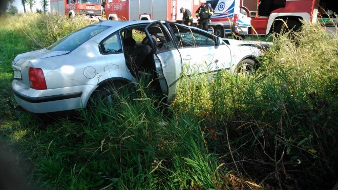Wypadek w Suchcicach [08.08.2015] - zdjęcie #3 - eOstroleka.pl