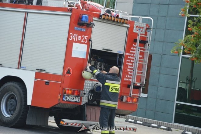 Alarm pożarowy w banku BZ WBK [09.08.2015] - zdjęcie #12 - eOstroleka.pl