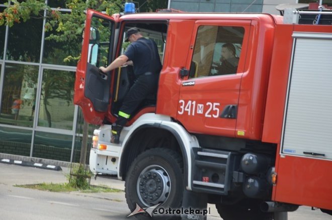 Alarm pożarowy w banku BZ WBK [09.08.2015] - zdjęcie #13 - eOstroleka.pl