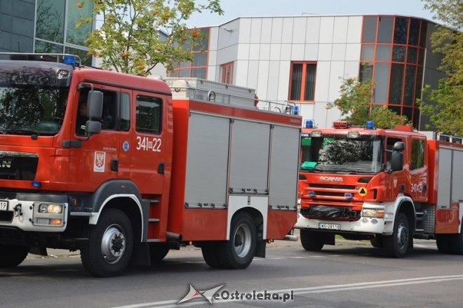 Alarm pożarowy w banku BZ WBK [09.08.2015] - zdjęcie #20 - eOstroleka.pl