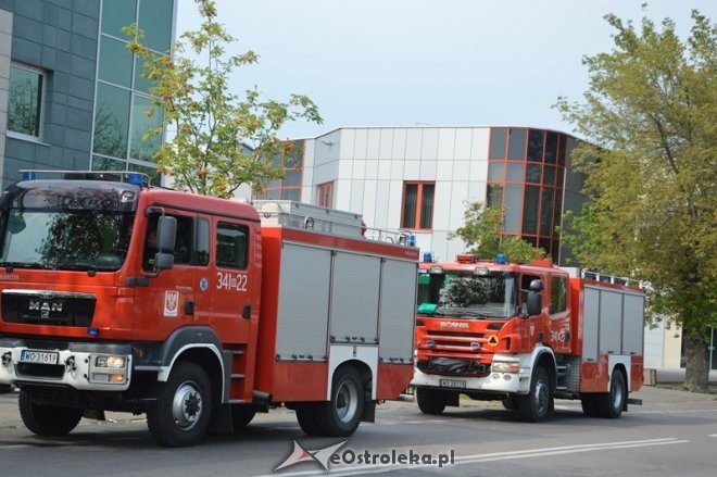Alarm pożarowy w banku BZ WBK [09.08.2015] - zdjęcie #21 - eOstroleka.pl