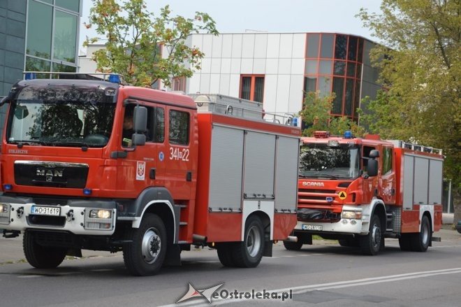 Alarm pożarowy w banku BZ WBK [09.08.2015] - zdjęcie #24 - eOstroleka.pl