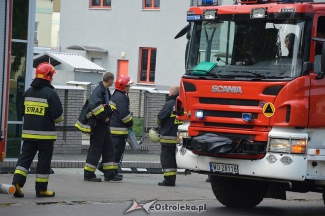 Alarm pożarowy w banku BZ WBK [09.08.2015] - zdjęcie #25 - eOstroleka.pl