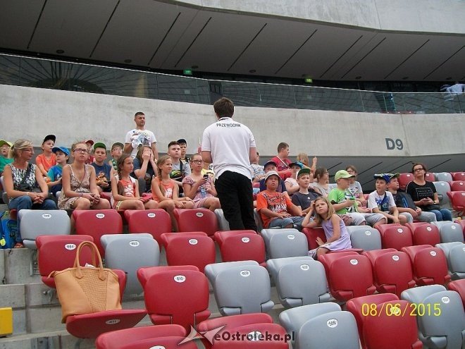 Dzieci z bloków OTBS zwiedziły Stadion Narodowy 12.08.2015] - zdjęcie #17 - eOstroleka.pl