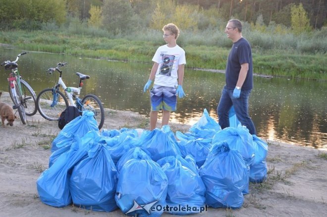 Sprzątanie rzeki Narew [20.08.2015] - zdjęcie #1 - eOstroleka.pl