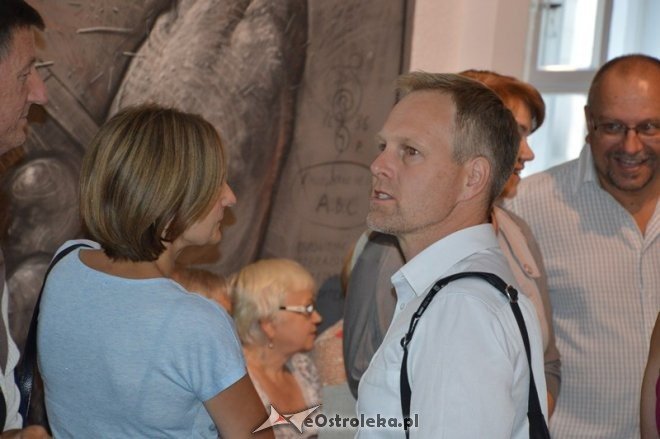 Wernisaż wystawy Franciszka Starowieyskiego [20.08.2015] - zdjęcie #6 - eOstroleka.pl