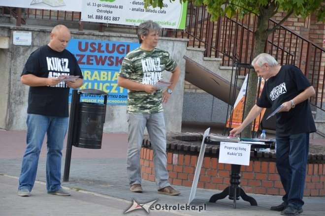 Zbiórka podpisów komitetu Kukiz15 [27.08.2015] - zdjęcie #14 - eOstroleka.pl