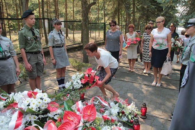 Ostrołęka: Miejskie obchody 76. rocznicy wybuchu II Wojny Światowej [01.09.2015] - zdjęcie #20 - eOstroleka.pl