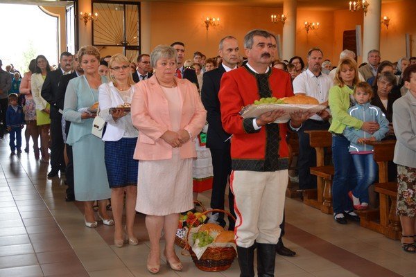 Dożynki parafialne w Łysych [08.09.2015] - zdjęcie #6 - eOstroleka.pl