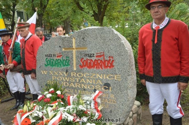 Obchody 35. rocznicy powstania NSZZ Solidarność [13.09.2015] - zdjęcie #36 - eOstroleka.pl