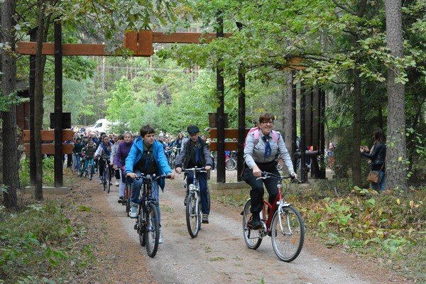 Łyse: Ponad 280 osób wzięło udział w Rajdzie Rowerowym „Wolność jest w naturze” [17.09.015] - zdjęcie #32 - eOstroleka.pl