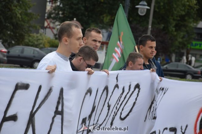 Protest przeciwko imigrantom [26.09.2015] - zdjęcie #14 - eOstroleka.pl