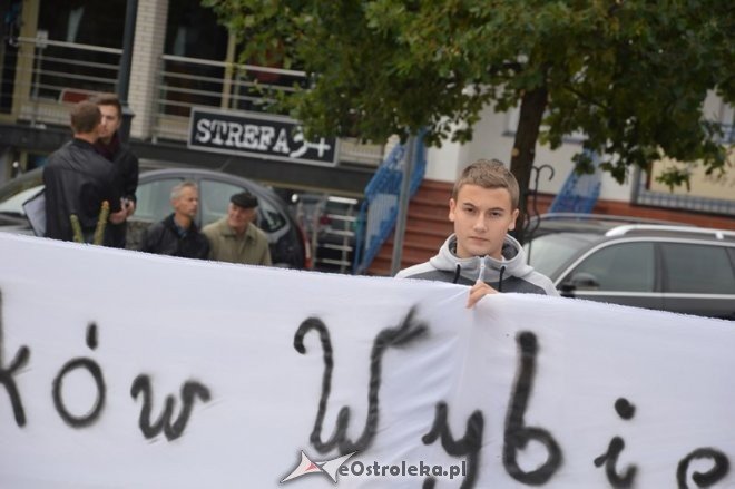 Protest przeciwko imigrantom [26.09.2015] - zdjęcie #22 - eOstroleka.pl