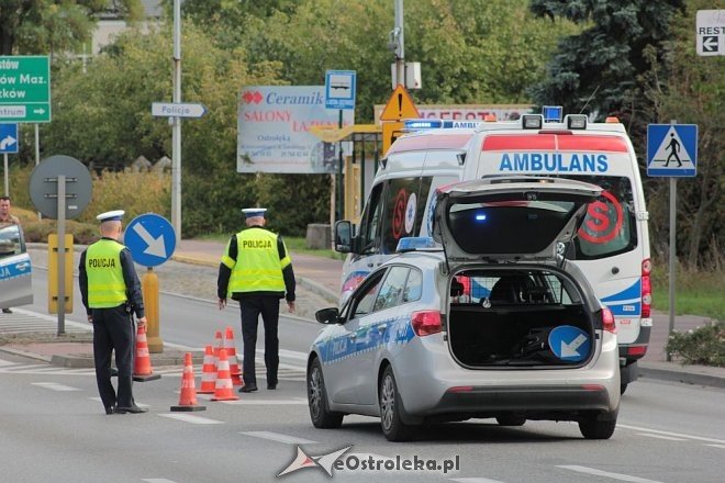 Ostrołęka: Potrącenie pieszego przy wjeździe na „stary most”. Uwaga na korki! [29.09.2015] - zdjęcie #2 - eOstroleka.pl