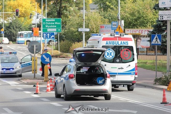 Ostrołęka: Potrącenie pieszego przy wjeździe na „stary most”. Uwaga na korki! [29.09.2015] - zdjęcie #5 - eOstroleka.pl