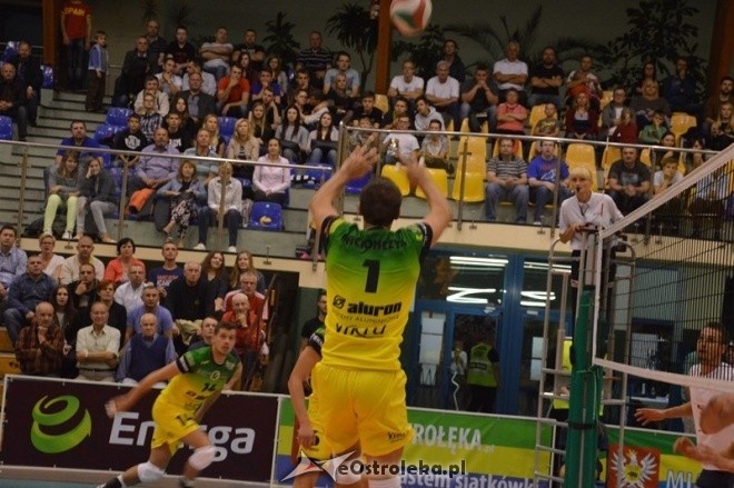 Energa Omis Ostrołęka - Aluron Virtu Warta Zawiercie [03.10.2015] - zdjęcie #1 - eOstroleka.pl