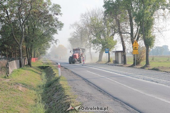 Ruszył długo oczekiwany remont krajowej 53 na odcinku Łodziska Dylewo [05.10.2015] - zdjęcie #2 - eOstroleka.pl