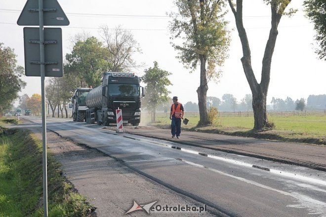 Ruszył długo oczekiwany remont krajowej 53 na odcinku Łodziska Dylewo [05.10.2015] - zdjęcie #14 - eOstroleka.pl