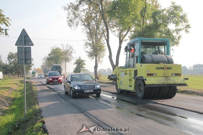 Ruszył długo oczekiwany remont krajowej 53 na odcinku Łodziska Dylewo [05.10.2015] - zdjęcie #23 - eOstroleka.pl