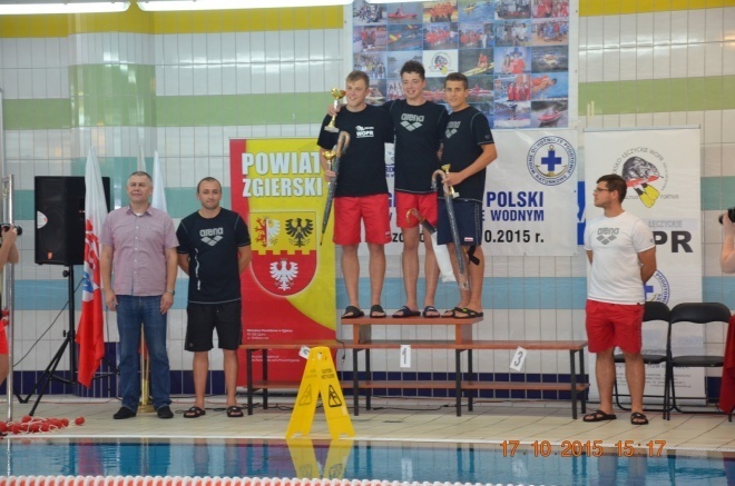 Karol Bojarski na Grand Prix Polski w ratownictwie wodnym [17.10.2015] - zdjęcie #18 - eOstroleka.pl