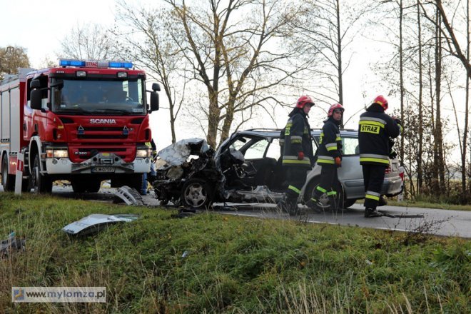 Ostrołęczanin poważnie ranny w wypadku pod Rydzewem [26.10.2015] - zdjęcie #7 - eOstroleka.pl